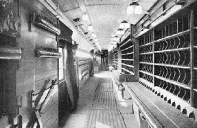 Inside a Post Office railway sorting office