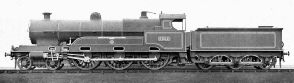 THE LONDON AND NORTH WESTERN RAILWAY’S LARGEST LOCOMOTIVE, THE “SIR GILBERT CLAUGHTON”