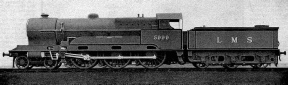 No. 5999 Vindictive, one of the re-built Claughtons