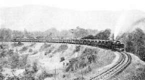 A “Beyer-Garratt” articulated locomotive owned by the Burma State Railways