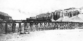 THE TONOPAH AND TIDEWATER RAILWAY IN DEATH VALLEY