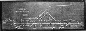 The illuminated control panel at Sessay Wood