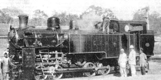 Rack Railway Locomotive on the Nilgiri Branch, South Indian Railway