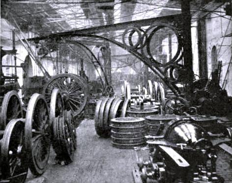 The Wheel Shop at Gateshead, North Eastern Railway