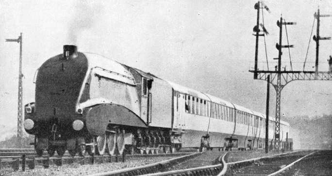 The "Silver Jubilee" on its experimental run