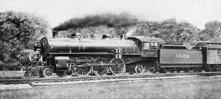A CHARACTERISTIC “PACIFIC” (4-6-2) TYPE OF LOCOMOTIVE