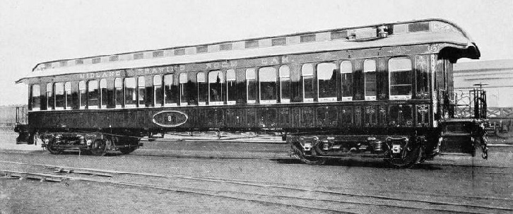 AMERICAN TYPE OF PULLMAN CAR WHICH WAS INTRODUCED UPON THE MIDLAND RAILWAY