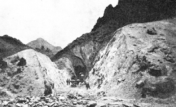 GREAT DIFFICULTIES were experienced by the railway engineers in driving a way through the Amanus Mountains