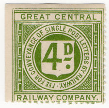 Railway letter stamp, Great central Railway