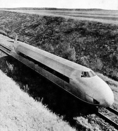 ZEPPELIN RAIL-CAR, the fastest car on rails so far invented