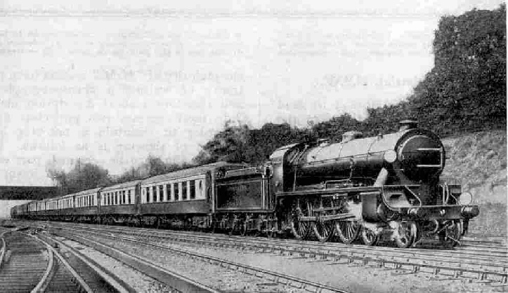 Dover Pullman Express passing Bickley