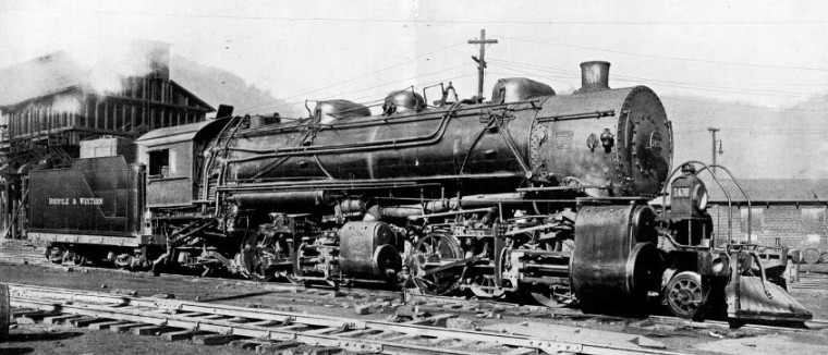 POWERFUL TYPE OF MALLET (2-6-6-2 CLASS) formerly used on the Norfolk & Western Railway
