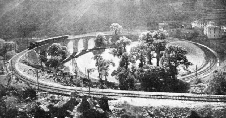engineers on the Bernina Railway have used a spiral location near Brusio