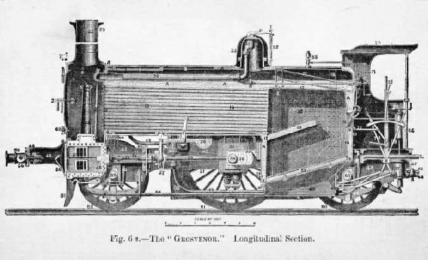 The Grosvenor 2-2-2 locomotive, London Brighton & South Coast Railway