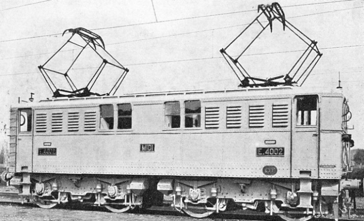 An Electric Locomotive on the Midi Railway