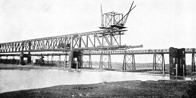 the Yi Bridge, here seen under construction