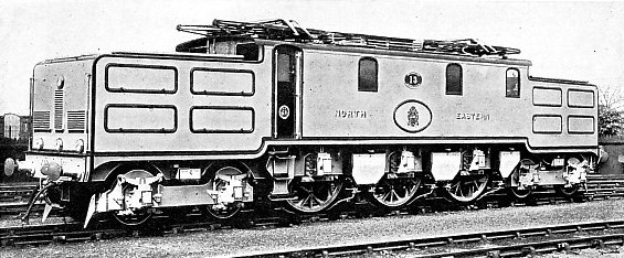 LONDON AND NORTH EASTERN LATEST TYPE OF ELECTRIC LOCOMOTIVE (4-6-4)
