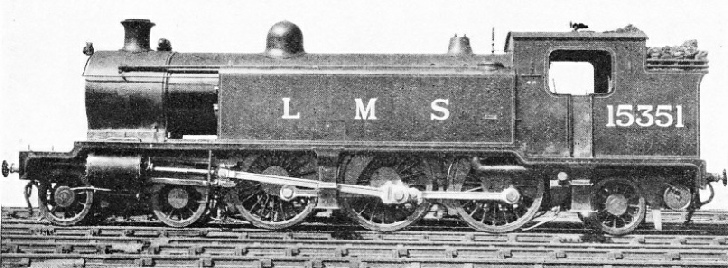 Superheated LMS tank locomotive, formerly owned by the Caledonian Railway