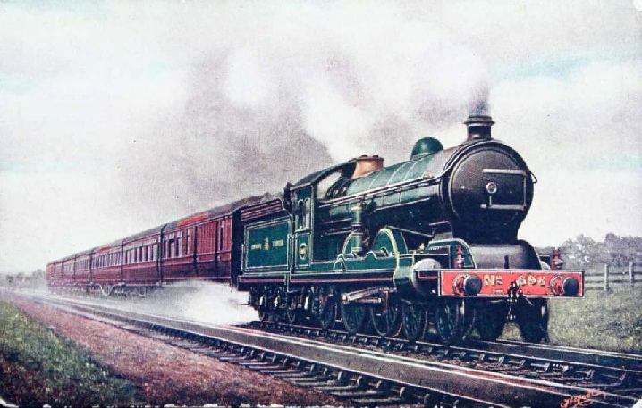Newcastle to Liverpool express of the North Eastern Railway