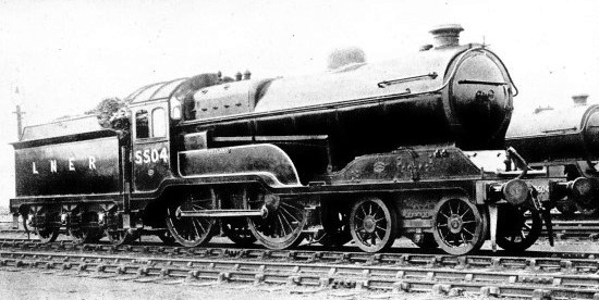 LNER 4-4-0 locomotive Jutland no 5504