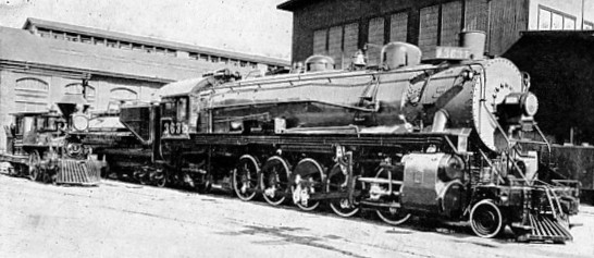 FIRST AND LATEST LOCOMOTIVES ON THE SOUTHERN PACIFIC SYSTEM