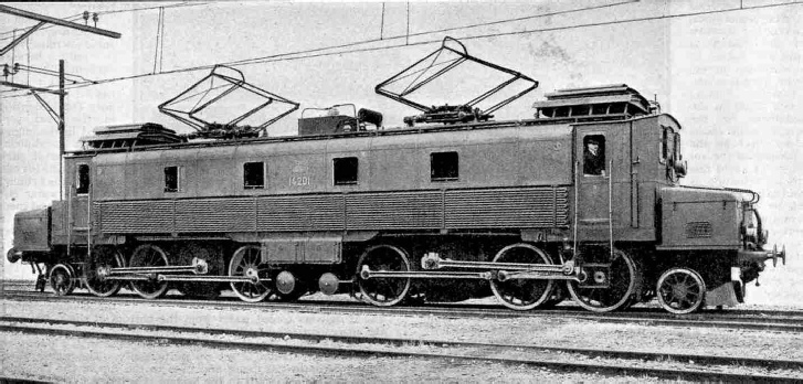 An Electric Locomotive of the Swiss Federal Railways