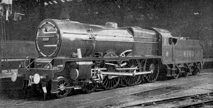 LMS 4-6-0 three-cylinder express locomotive No. 6100 Royal Scot