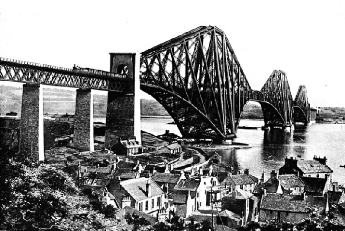 THE FORTH BRIDGE, FROM NORTH QUEENSFERRY