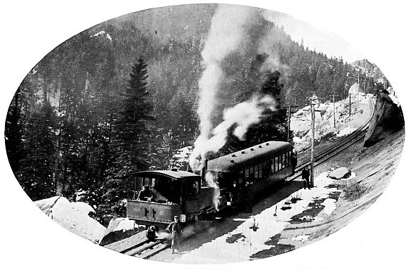 VIEW OF THE TRACK OF THE PIKE’S PEAK RAILWAY