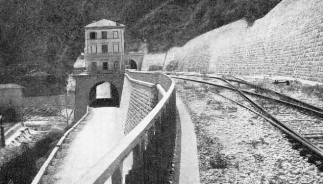 THE STATION OF PIENA on the Cuneo-Ventimiglia Railway