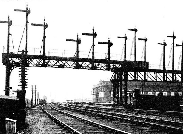 Signal Gantry at Stratford, Great Eastern Railway