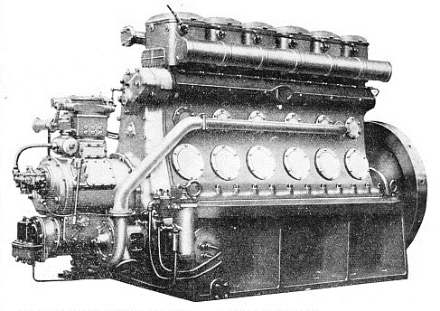 a Beardmore high-speed Diesel engine