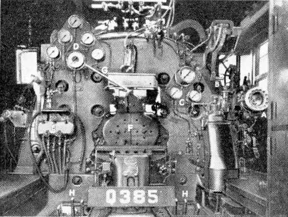 CAB OF A C.P.R. 2800 H1d Hudson locomotive