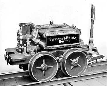 THE 3-HORSE-POWER ELECTRIC LOCOMOTIVE invented by Werner von Siemen