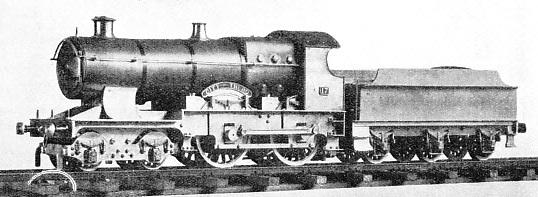 A COAL FIRED MODEL of the “City of Truro” on Mr. V. B. Harrison’s Gauge 1 railway