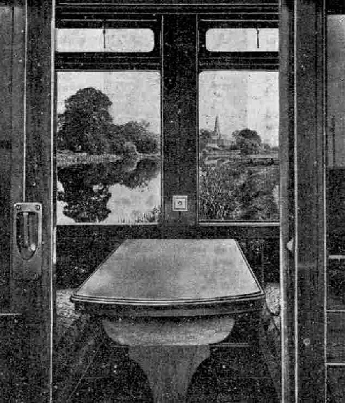 Interior First Class corridor coach Royal Scot