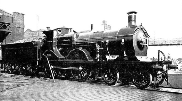 Loco No. 273 at Cannon Street, South Eastern & Chatham Railway