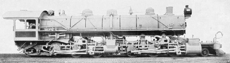POWERFUL ARTICULATED (2-6-6-2) MALLET DOUBLE COMPOUND BUILT FOR THE METRE GAUGE BRAZIL RAILWAY