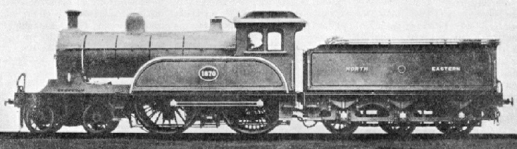 A North Eastern 4-4-0 express engine of 1896 