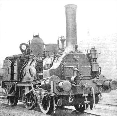 AN EARLY “BUDDICOM” ENGINE used for many years on the Western Railway of France