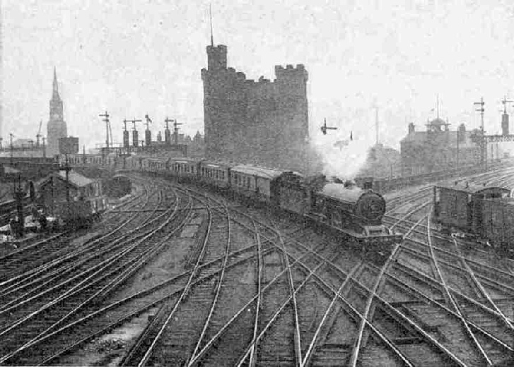 The Queen of Scots Pullman Car Express entering Central Station, Newcastle-on-Tyne
