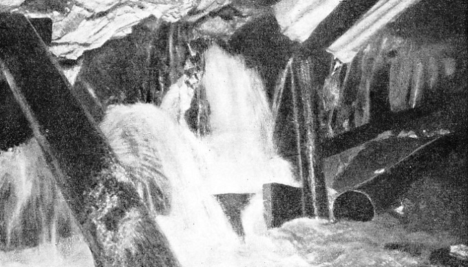AN INUNDATION of the tunnel workings caused by the incursion of some cold springs
