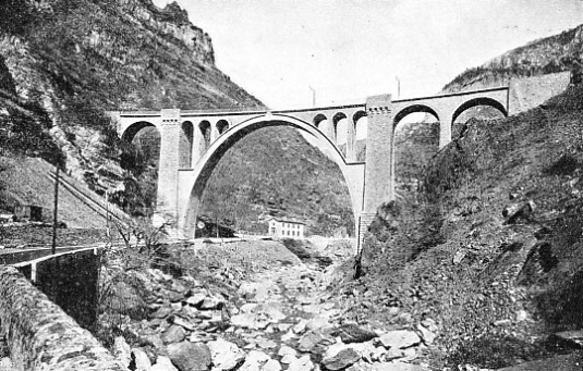 THE SCARASSONI VIADUCT, on the French line between Nice and the Italian frontier 