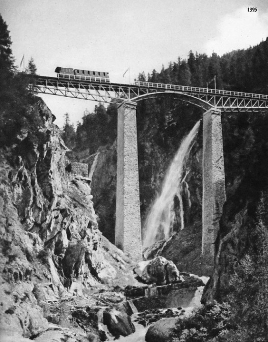 Findelen Viaduct on the Gornergrat Railway