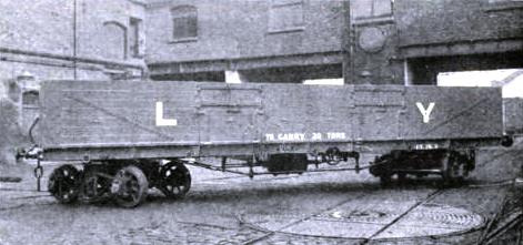 A 30-ton Swivel Goods Wagon, Lancashire & Yorkshire Railway