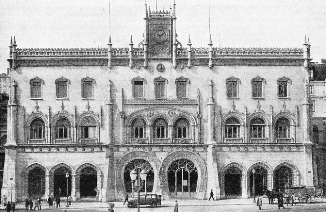 ROCIO TERMINUS in Lisbon, the focal point of the Portuguese Railways