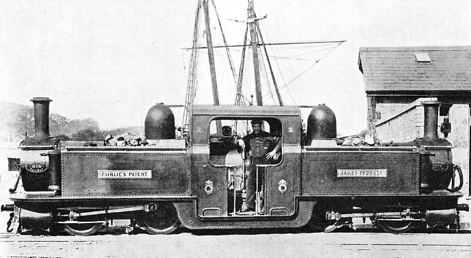 “JAMES SPOONER” a typical double-boiler “Fairlie” type engine