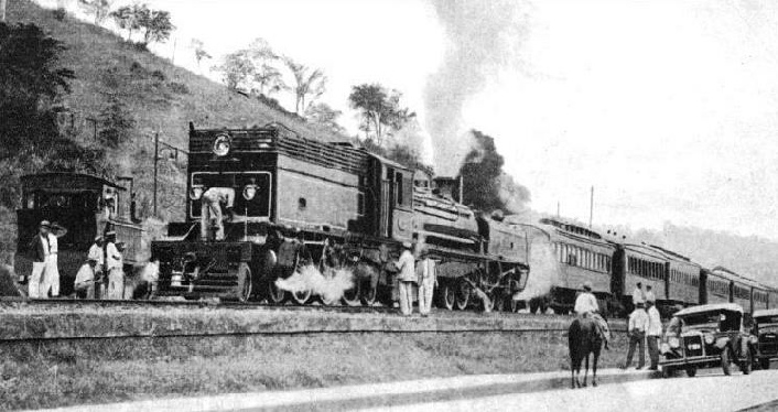A Beyer-Garratt Locomotive on the Leopoldina Railway