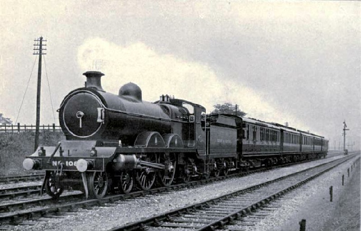 THE MANCHESTER EXPRESS, NEAR WEMBLEY, Great Central Railway