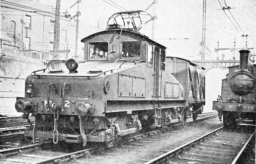 THE RIVALS - ELECTRIC AND STEAM SHUNTING ENGINES AT NEWCASTLE-ON-TYNE